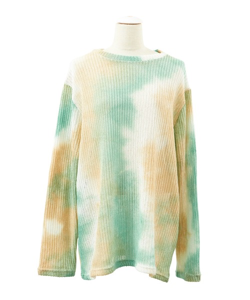 PUNYUS（プニュズ）の「グラデーションニットプルオーバー（ニット/セーター・レディース・グリーン/ピンク/ブルー・2/3/1/4）」の14枚目の写真