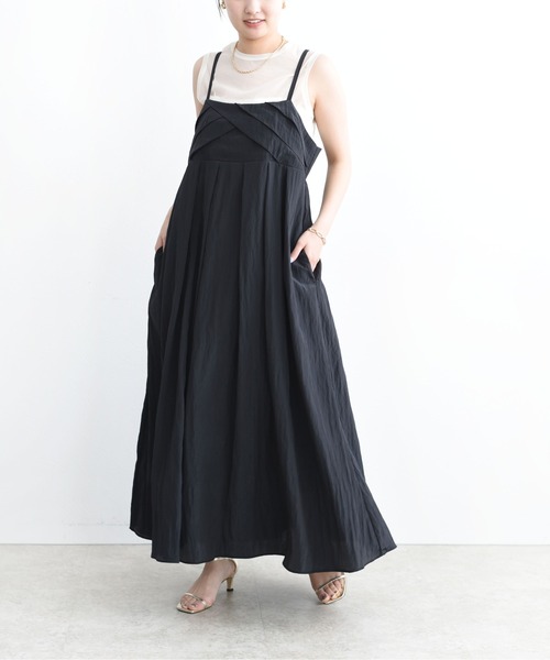 Eimee Law（エイミーロウ）の「タックビスチェキャミドレス