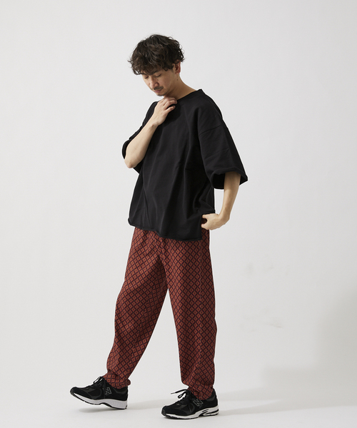 JOURNAL STANDARD relume（ジャーナルスタンダード　レリューム）の「【追加】CALIFORNIA ライト半袖スウェットTEE（Tシャツ/カットソー・メンズ・サックスブルー/ダークグリーン/パープル系その他/ブラック/ベージュ系その他/オレンジ・LARGE/MEDIUM）」の7枚目の写真