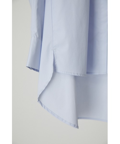 RIM.ARK（リムアーク）の「Oversized basic SH（シャツ/ブラウス・レディース・ライトブルー/ネイビー/ライトグリーン/ホワイト・FREE）」の16枚目の写真