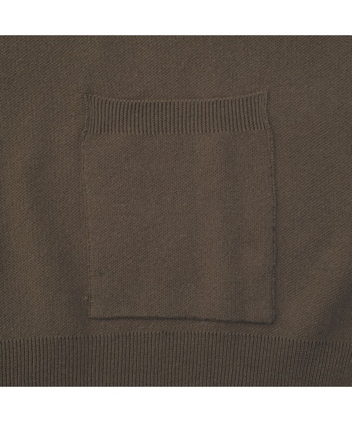 VICTIM（ヴィクティム）の「VICTIM ヴィクティム / BIG KNIT VEST ビッグシルエットコットンニットベスト / VTM-23-V-028（ベスト・メンズ・グレイッシュベージュ/オリーブ/ブラック・MEDIUM/LARGE）」の5枚目の写真