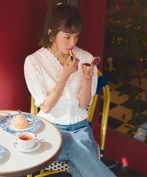 titivate | 前後2wayｺｯﾄﾝﾚｰｽﾌﾞﾗｳｽ(シャツ/ブラウス)