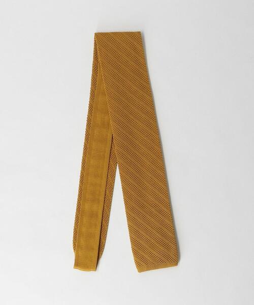 NICKY（ニッキー）の「＜Nicky＞6.5cm ニット ソリッド スクエア ネクタイ（ネクタイ・メンズ・ネイビー/ダークグレー/マスタード/ロイヤルブルー/ピンク/ダークグリーン・FREE）」の5枚目の写真