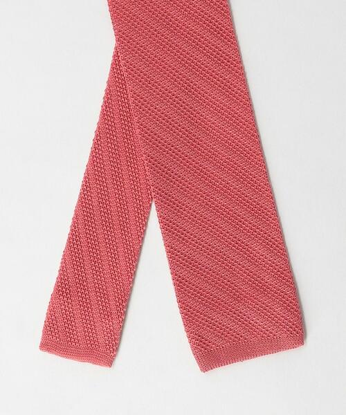NICKY（ニッキー）の「＜Nicky＞6.5cm ニット ソリッド スクエア ネクタイ（ネクタイ・メンズ・ネイビー/ダークグレー/マスタード/ロイヤルブルー/ピンク/ダークグリーン・FREE）」の11枚目の写真