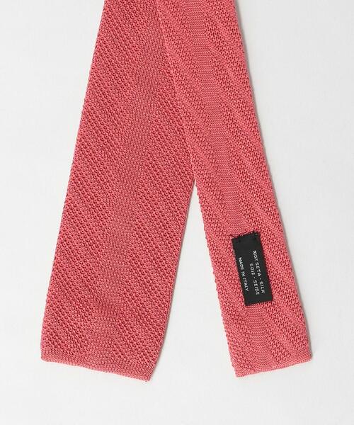 NICKY（ニッキー）の「＜Nicky＞6.5cm ニット ソリッド スクエア ネクタイ（ネクタイ・メンズ・ネイビー/ダークグレー/マスタード/ロイヤルブルー/ピンク/ダークグリーン・FREE）」の14枚目の写真