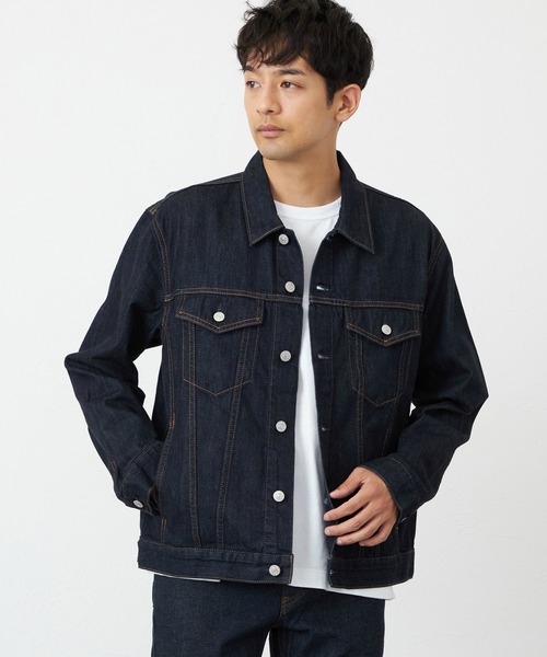 EDWIN（エドウィン）の「EDWIN エドウィン デニムジャケット ジージャン ブルゾン ユニセックス（デニムジャケット・メンズ・ブラック/ホワイト/ライトインディゴブルー/ブルー/インディゴブルー/ブラック系その他/ブルー系その他/ブラック系その他2・SMALL/MEDIUM/X-LARGE/LARGE）」の19枚目の写真