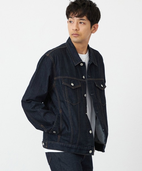 EDWIN（エドウィン）の「EDWIN エドウィン デニムジャケット ジージャン ブルゾン ユニセックス（デニムジャケット・メンズ・ブラック/ホワイト/ライトインディゴブルー/ブルー/インディゴブルー/ブラック系その他/ブルー系その他/ブラック系その他2・SMALL/MEDIUM/X-LARGE/LARGE）」の17枚目の写真