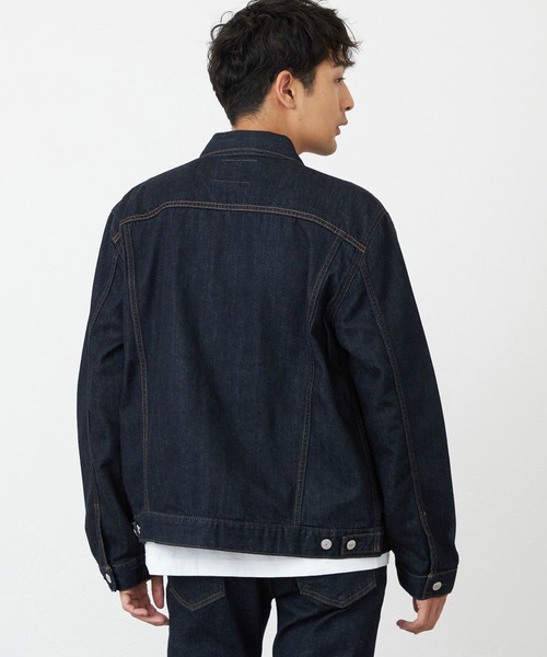 EDWIN（エドウィン）の「EDWIN エドウィン デニムジャケット ジージャン ブルゾン ユニセックス（デニムジャケット・メンズ・ブラック/ホワイト/ライトインディゴブルー/ブルー/インディゴブルー/ブラック系その他/ブルー系その他/ブラック系その他2・SMALL/MEDIUM/X-LARGE/LARGE）」の16枚目の写真