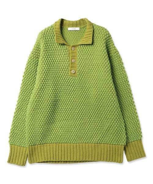 Jieda(ジエダ)の「POPCORN SKIPPER KNIT(ニット/セーター・メンズ・ホワイト/グリーン/グレー・1/2)」の19枚目の写真