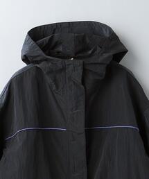 6（ロク）の「＜6(ROKU)＞NYLON PIPING COAT/コート（ナイロン