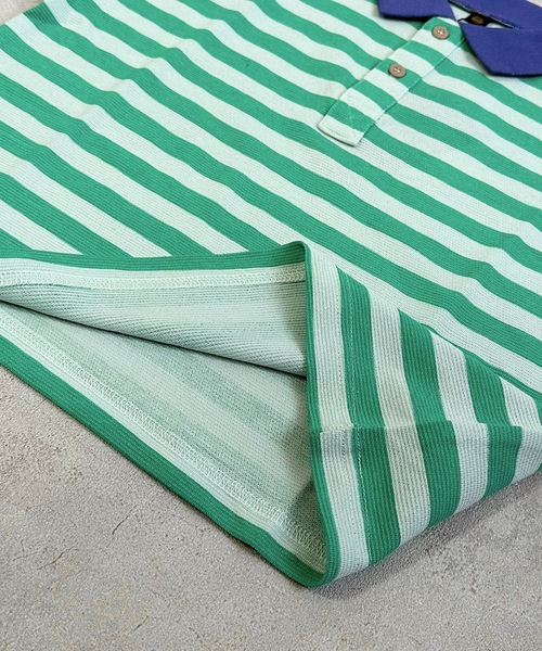 BIG FIELD(ビッグフィールド)の「ボーダーワイドポロシャツ(90~150cm)(Tシャツ/カットソー・キッズ・グリーン/ブラック・90/100/110/120/130/140/150)」の13枚目の写真