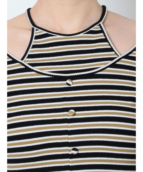 EMODA(エモダ)の「レイヤードホルタートップス(Tシャツ/カットソー・レディース・ブラック/ブルー/その他/その他1・FREE)」の22枚目の写真