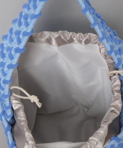 JEANASIS（ジーナシス）の「ブレードアミバケツBAG/190694（ハンドバッグ・レディース・オレンジ/ブルー・FREE）」の8枚目の写真