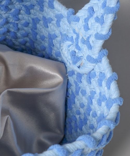 JEANASIS（ジーナシス）の「ブレードアミバケツBAG/190694（ハンドバッグ・レディース・オレンジ/ブルー・FREE）」の9枚目の写真