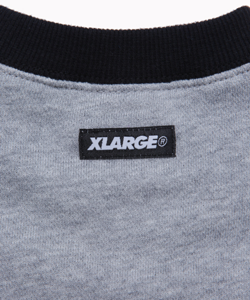 XLARGE KIDS（エクストララージキッズ）の「CREWNECK COLLEGE LOGO（スウェット・キッズ・ブラック/アッシュ/ブルー・8T/5T/4T/6T/7T）」の7枚目の写真