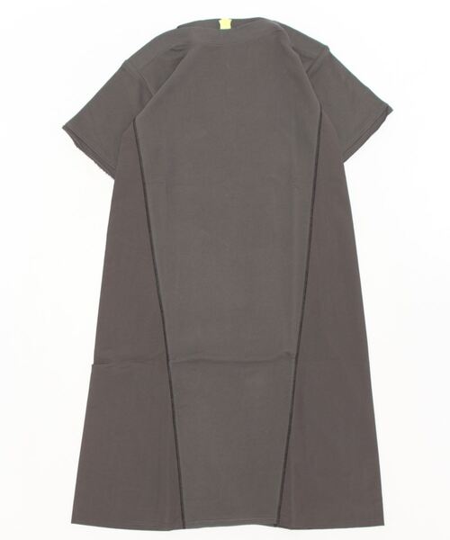 Q（キュー）の「ウラケドッキングワンピ（ワンピース・レディース・ブラック/チャコールグレー・MEDIUM）」の3枚目の写真