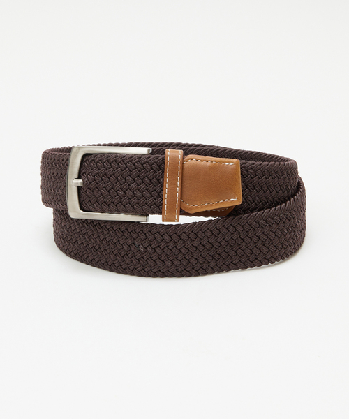 MEN'S MELROSE(メンズメルローズ)の「ゴムメッシュベルト(ベルト・メンズ・ベージュ/ブラウン/ブラック・9)」の1枚目の写真
