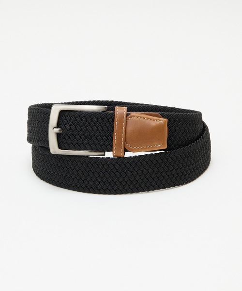 MEN'S MELROSE(メンズメルローズ)の「ゴムメッシュベルト(ベルト・メンズ・ベージュ/ブラウン/ブラック・9)」の2枚目の写真