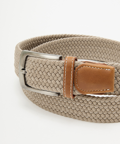 MEN'S MELROSE(メンズメルローズ)の「ゴムメッシュベルト(ベルト・メンズ・ベージュ/ブラウン/ブラック・9)」の5枚目の写真