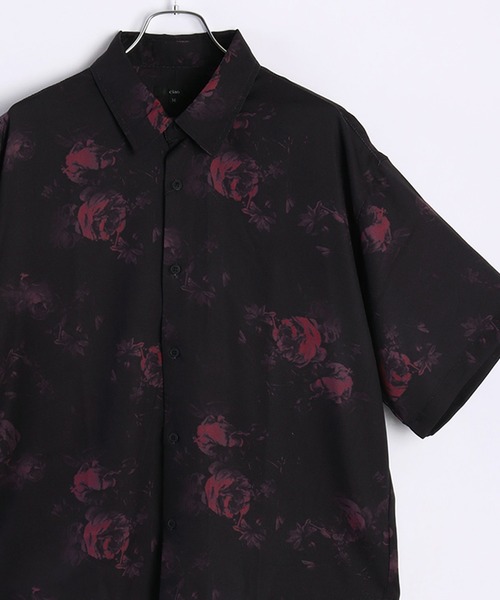 WESTSEA(ウエストシー)の「ルーズサイズ とろみシャツ 花柄 半袖シャツ(シャツ/ブラウス・メンズ・ベージュ/ブラック系その他2/ブラック/ブラック系その他3/ブラック系その他/ホワイト系その他/グレー/アイボリー/ブラック系その他4/ホワイト/ホワイト系その他2/ホワイト系その他3/ベージュ系その他/ブラック系その他5/ブラック系その他6/ブラック系その他7/ブラック系・L/M)」の11枚目の写真