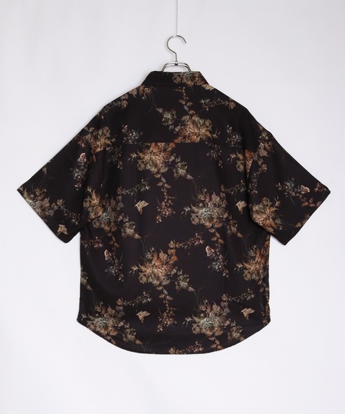 WESTSEA(ウエストシー)の「ルーズサイズ とろみシャツ 花柄 半袖シャツ(シャツ/ブラウス・メンズ・ベージュ/ブラック系その他2/ブラック/ブラック系その他3/ブラック系その他/ホワイト系その他/グレー/アイボリー/ブラック系その他4/ホワイト/ホワイト系その他2/ホワイト系その他3/ベージュ系その他/ブラック系その他5/ブラック系その他6/ブラック系その他7/ブラック系・L/M)」の22枚目の写真