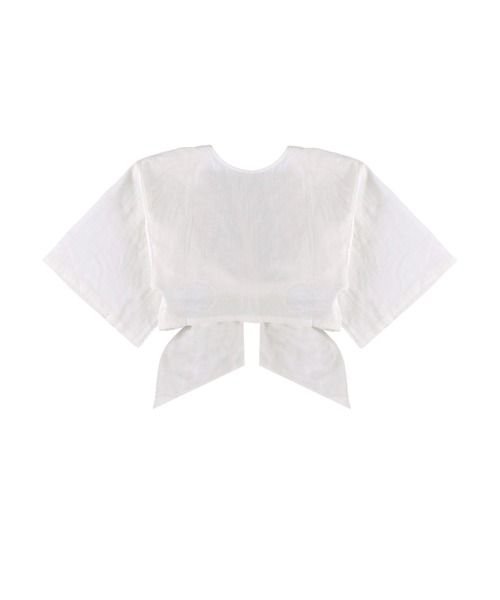 ALEXIA STAM（アリシアスタン）の「Tie Front Gauze Top