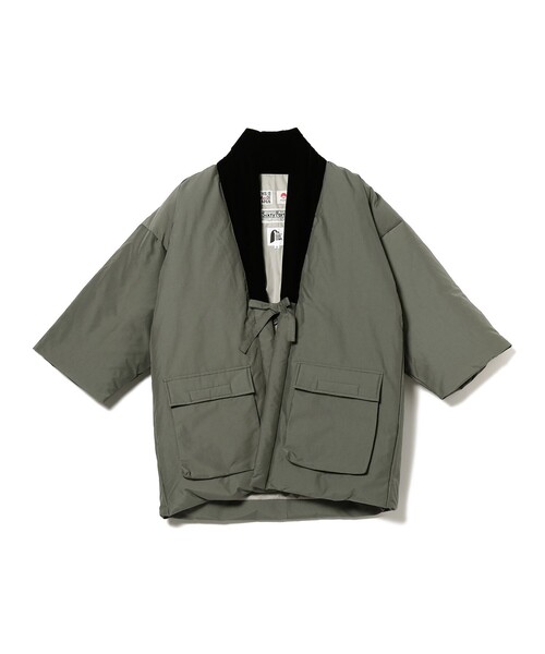 BEAMS JAPAN(ビームス ジャパン)の「THIS IS MADE IN JAPAN × BEAMS JAPAN / 別注 どてら ダウンジャケット Vol.7(ダウンジャケット/コート・レディース・ブラック/チャコールグレー・2/4/3)」の5枚目の写真