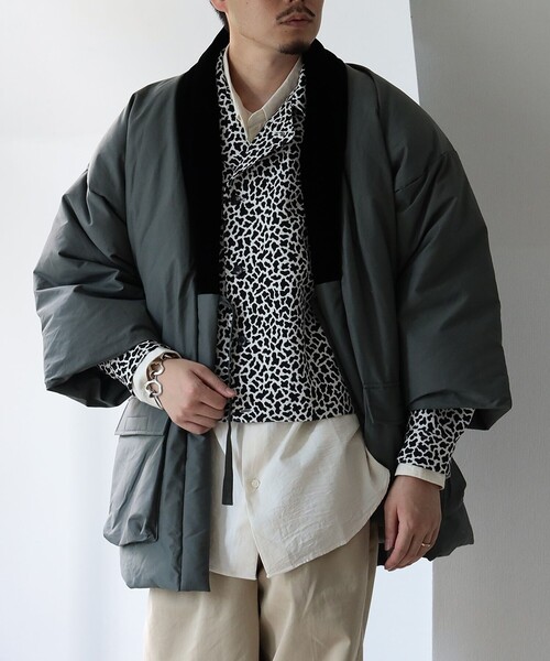 BEAMS JAPAN(ビームス ジャパン)の「THIS IS MADE IN JAPAN × BEAMS JAPAN / 別注 どてら ダウンジャケット Vol.7(ダウンジャケット/コート・レディース・ブラック/チャコールグレー・2/4/3)」の13枚目の写真