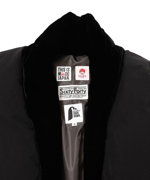 BEAMS JAPAN(ビームス ジャパン)の「THIS IS MADE IN JAPAN × BEAMS JAPAN / 別注 どてら ダウンジャケット Vol.7(ダウンジャケット/コート・レディース・ブラック/チャコールグレー・2/4/3)」の15枚目の写真