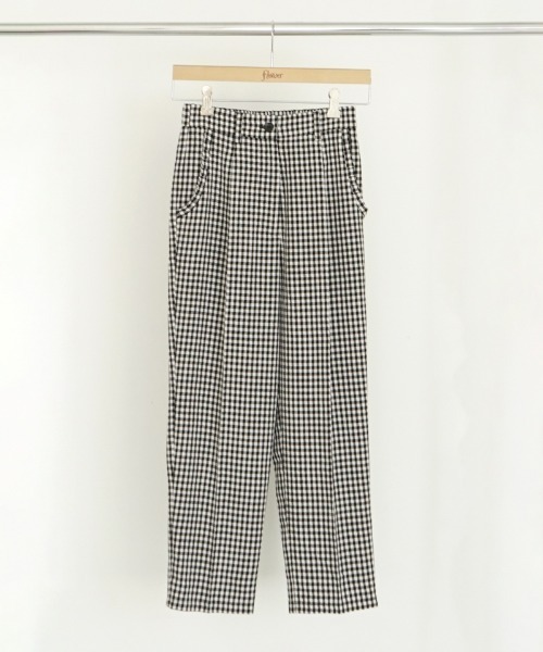 flower（フラワー）の「プレイフルチェックパンツ（その他パンツ・レディース・ベージュ/ブラック・FREE）」の17枚目の写真