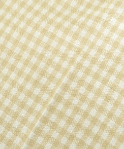 flower（フラワー）の「プレイフルチェックパンツ（その他パンツ・レディース・ベージュ/ブラック・FREE）」の10枚目の写真