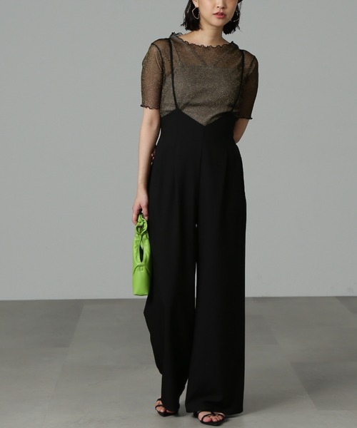 FREE'S MART（フリーズマート）の「◆ラメシアー半袖カットソー（Tシャツ/カットソー・レディース・ブルー/ブラック/ホワイト・FREE）」の9枚目の写真