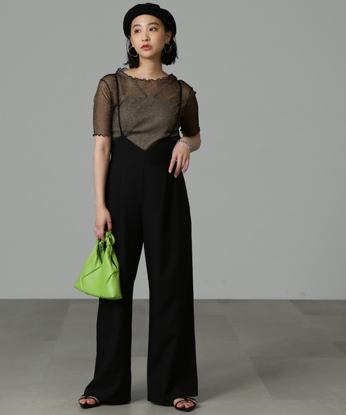 FREE'S MART（フリーズマート）の「◆ラメシアー半袖カットソー（Tシャツ/カットソー・レディース・ブルー/ブラック/ホワイト・FREE）」の6枚目の写真