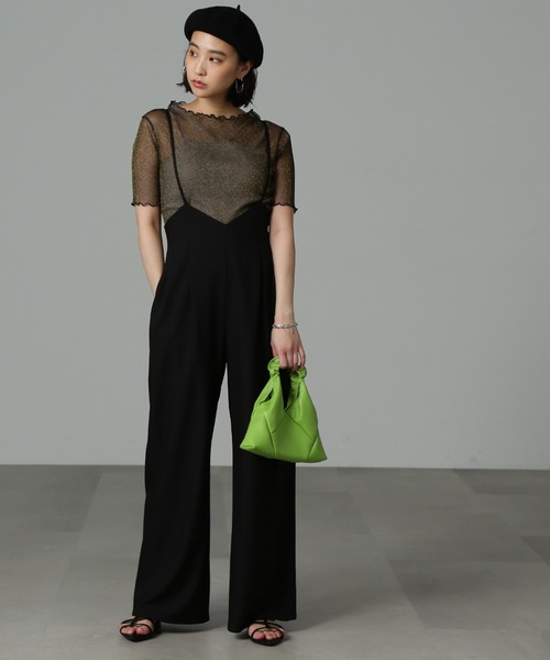 FREE'S MART（フリーズマート）の「◆ラメシアー半袖カットソー（Tシャツ/カットソー・レディース・ブルー/ブラック/ホワイト・FREE）」の8枚目の写真