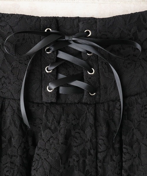 Diable baiser(ディアブルベーゼ)の「レースアップティアードスカート(その他パンツ・レディース・ブラック・MEDIUM/LARGE/X-LARGE)」の9枚目の写真