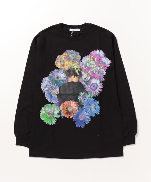 F-LAGSTUF-F（フラグスタフ）の「FLAGSTUFF FLOWER L/S TEE FS1111（Tシャツ/カットソー・メンズ・ホワイト/ブラック・X-LARGE/LARGE/MEDIUM）」の2枚目の写真