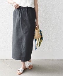 * 〈洗濯機可能〉コットン イージー ナロー スカート 23AW◇