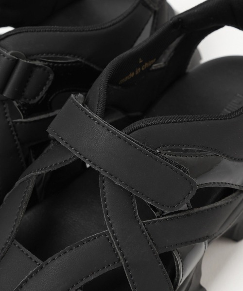 niko and...（ニコアンド）の「オリジナルハードソールスニーカーサンダル（サンダル・レディース・アイボリー/ブラック・MEDIUM/LARGE）」の12枚目の写真