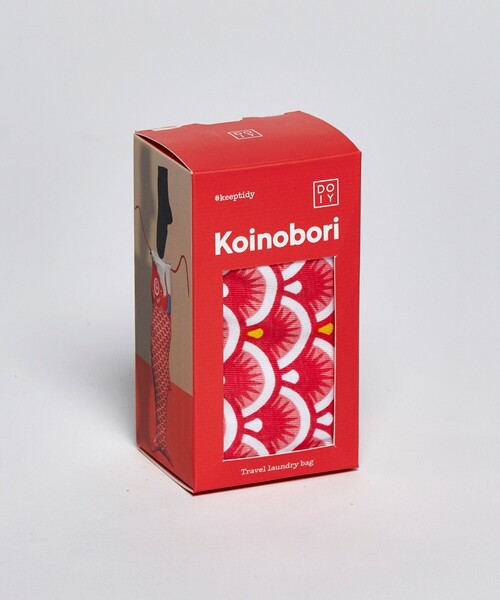 bpr BEAMS（ビーピーアール ビームス ）の「DOIY / "Koinobori" Laundry Bag（ランドリーグッズ・メンズ・ブルー/レッド・ONE SIZE）」の12枚目の写真