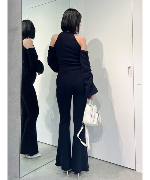 GYDA（ジェイダ）の「【SET着用可】アームドッキングデザインニットTOPS（ニット/セーター・レディース・ベージュ/ブラック/ブラウン・FREE）」の11枚目の写真