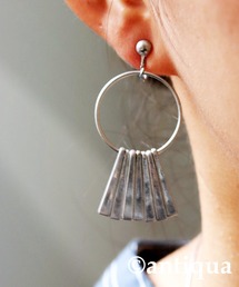 antiqua | プレートフリンジイヤリング(イヤリング)