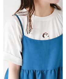 ehka sopo | ◎ワンコ刺繍Tシャツ(Tシャツ/カットソー)