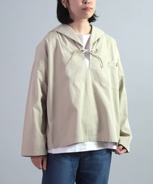 [OMNIGOD womens / オムニゴッド] 高密度コンパクトツイル イタリアンセーラーシャツ