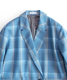 MAISON SPECIAL  サイドジップチェックオーバージャケット MAISON SPECIAL（メゾンスペシャル）の「Side Zip Check Over