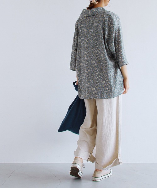 Crisp（クリスプ）の「サイドベルトワイドパンツ（その他パンツ・レディース・ベージュ/ナチュラル・FREE）」の14枚目の写真