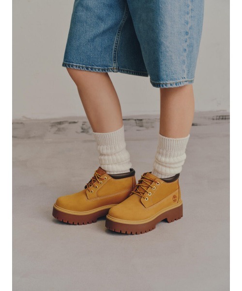 Timberland(ティンバーランド)の「レディース ストーン ストリート ウォータープルーフ ミッド ブーツ(防水)(ブーツ・レディース・ウィート・23.0cm/24.0cm/22.5cm/25.0cm/24.5cm/23.5cm/25.5cm/26.0cm)」の10枚目の写真