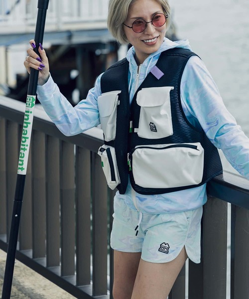 INHABITANT(インハビタント)の「inhabitant(インハビタント)Boat Womans Dry Shorts レディース/ショートパンツ/ハーフパンツ/ショーツ/吸汗速乾(その他パンツ・レディース・ブルー/グリーン・S/M/L)」の6枚目の写真