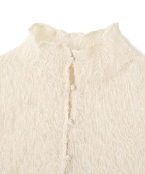 「JILL STUART」 長袖カットソー FREE ホワイト レディース JILL by STUART 「JILL STUART」 長袖カットソー FREE ホワイト