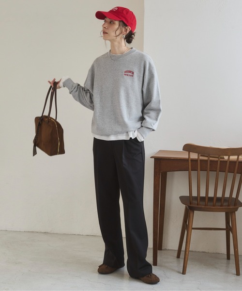 ANNNTIAN ボタニカル柄トレーナー ONE SIZE ANNNTIAN ボタニカル柄トレーナー ONE SIZE ANNNTIAN ボタニカル