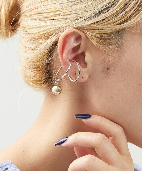 FREAK'S STORE(フリークスストア)の「限定展開 ビックフープイヤーカフ(片耳)(イヤーカフ・レディース・シルバー/ゴールド・ONE SIZE)」の5枚目の写真